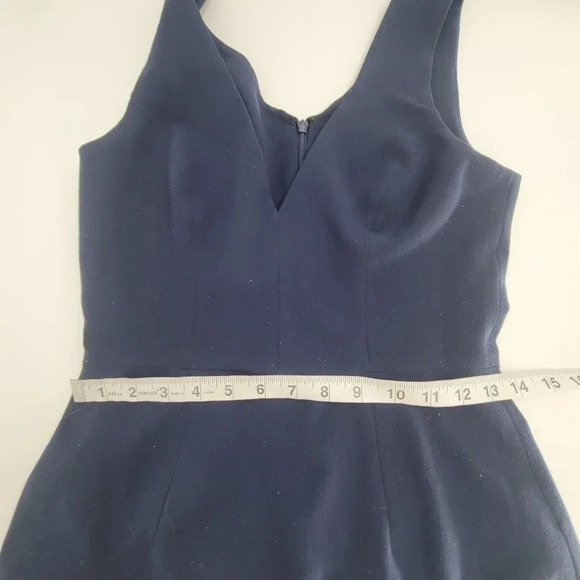 Dress the Population Women's Demi Plunging Hi-lo Sleeveless Stretch Gown Dress S - Picture 10 of 13